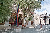 Ladakh - Mulbekh, rock carved relief of Maitreya Buddha